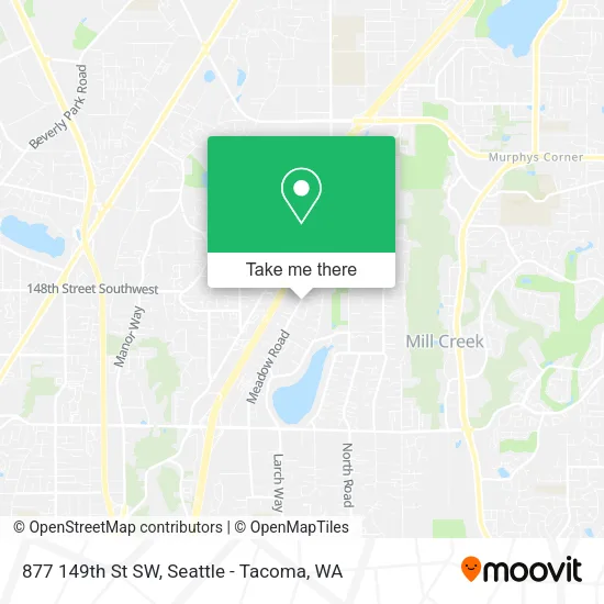 Mapa de 877 149th St SW