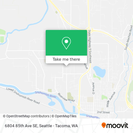 Mapa de 6804 85th Ave SE