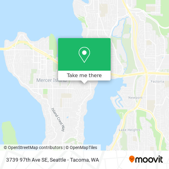 Mapa de 3739 97th Ave SE