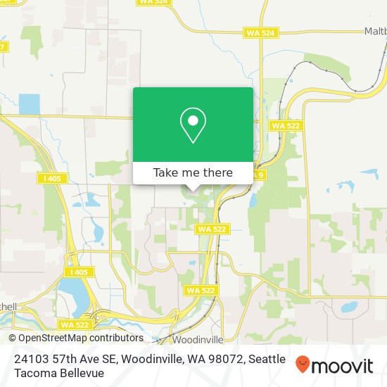 Mapa de 24103 57th Ave SE, Woodinville, WA 98072