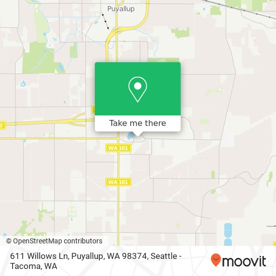 611 Willows Ln, Puyallup, WA 98374 map