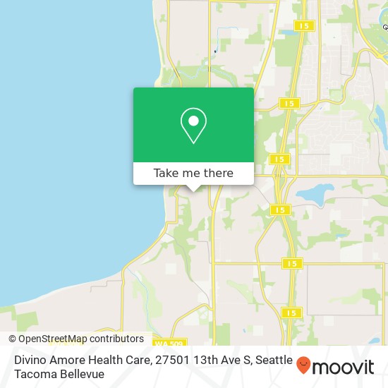 Divino Amore Health Care, 27501 13th Ave S map