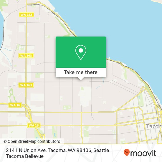 2141 N Union Ave, Tacoma, WA 98406 map