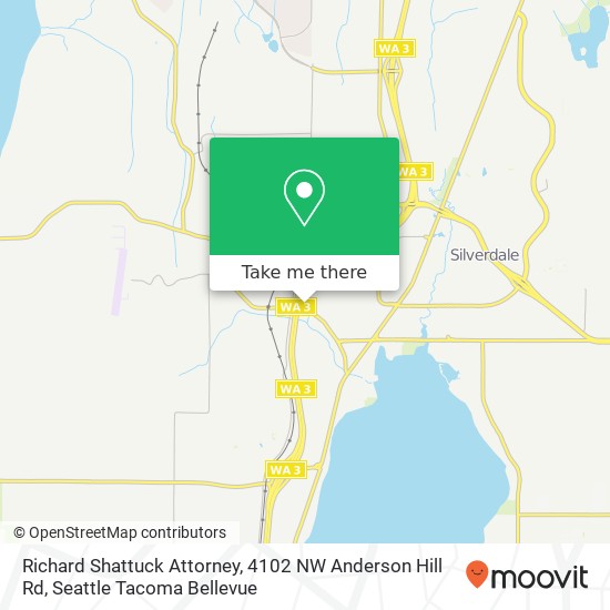 Mapa de Richard Shattuck Attorney, 4102 NW Anderson Hill Rd