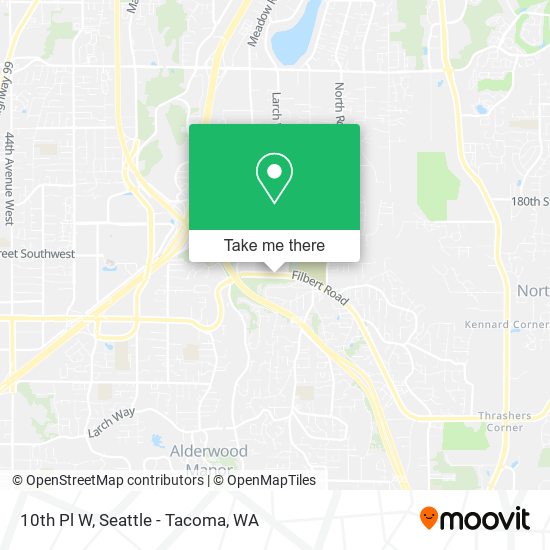 Mapa de 10th Pl W, Lynnwood, WA 98036