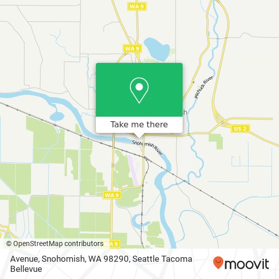 Avenue, Snohomish, WA 98290 map