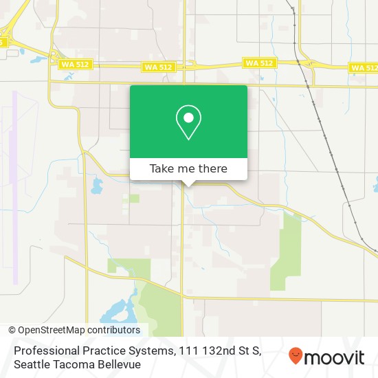 Mapa de Professional Practice Systems, 111 132nd St S