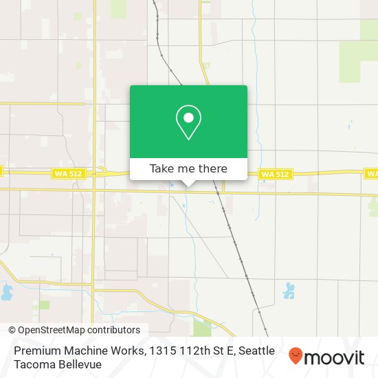 Mapa de Premium Machine Works, 1315 112th St E