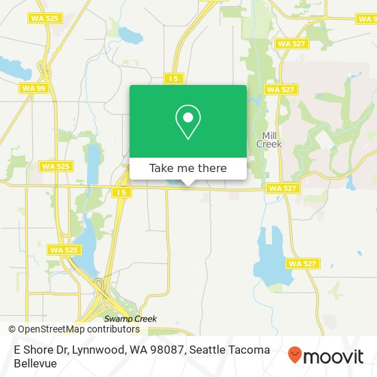 E Shore Dr, Lynnwood, WA 98087 map