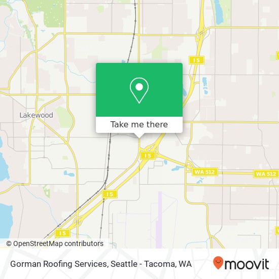 Gorman Roofing Services map
