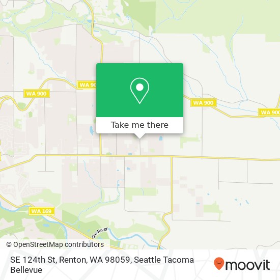 Mapa de SE 124th St, Renton, WA 98059