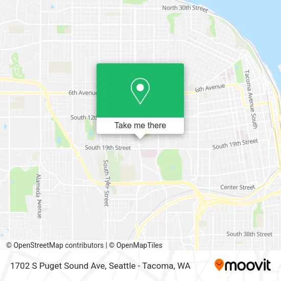 Mapa de 1702 S Puget Sound Ave