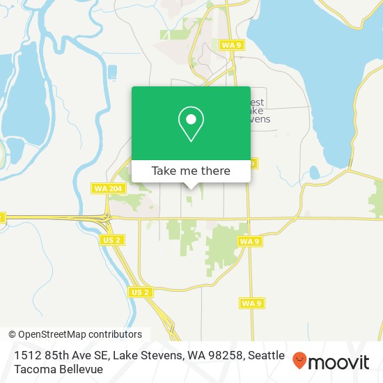 1512 85th Ave SE, Lake Stevens, WA 98258 map