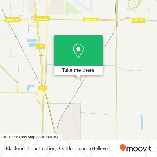 Blackmer Construction map