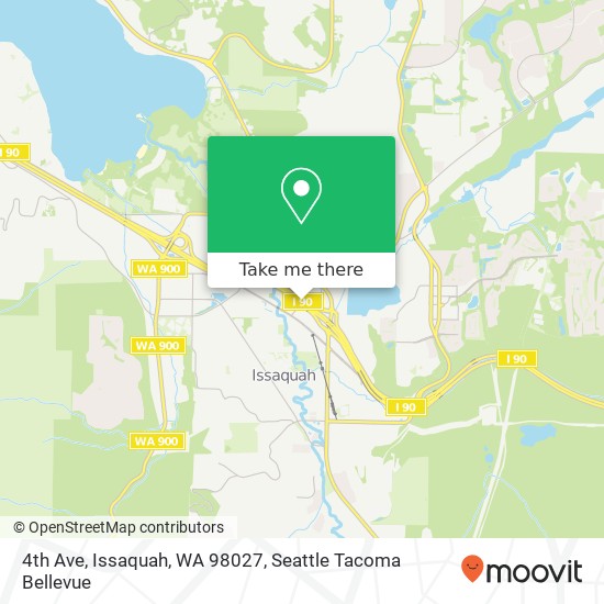 Mapa de 4th Ave, Issaquah, WA 98027