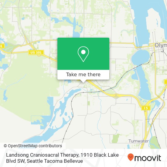Mapa de Landsong Craniosacral Therapy, 1910 Black Lake Blvd SW