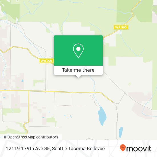 Mapa de 12119 179th Ave SE, Renton, WA 98059