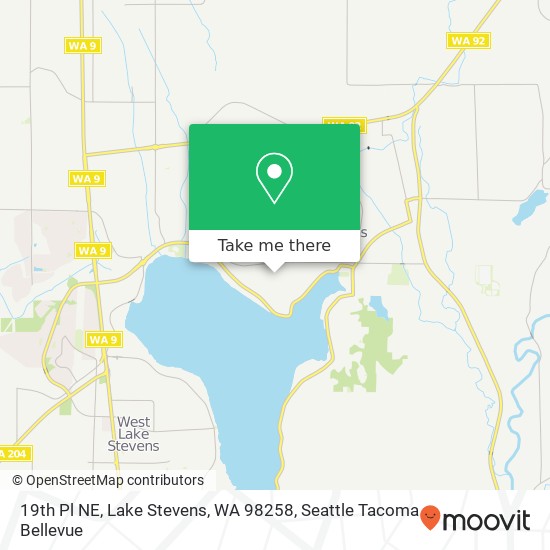 Mapa de 19th Pl NE, Lake Stevens, WA 98258