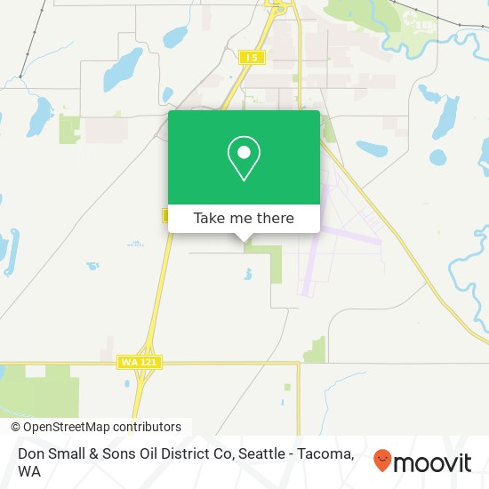 Mapa de Don Small & Sons Oil District Co, 8220 Center St SW