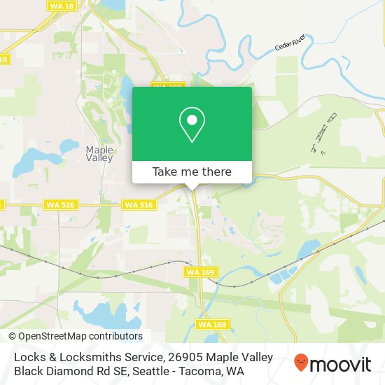 Locks & Locksmiths Service, 26905 Maple Valley Black Diamond Rd SE map