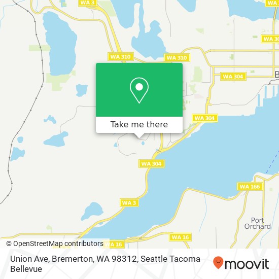 Union Ave, Bremerton, WA 98312 map