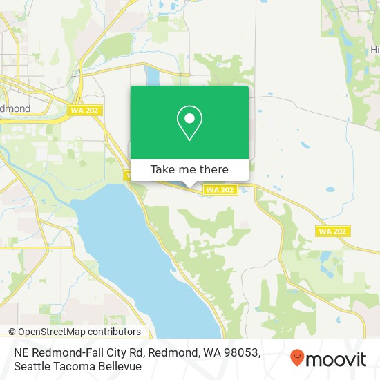 Mapa de NE Redmond-Fall City Rd, Redmond, WA 98053