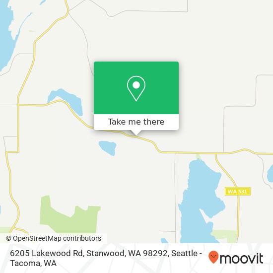 6205 Lakewood Rd, Stanwood, WA 98292 map