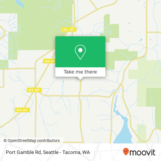 Mapa de Port Gamble Rd, Poulsbo, WA 98370