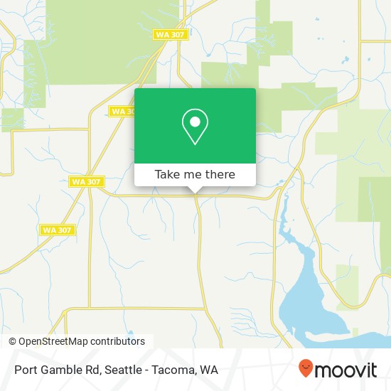 Port Gamble Rd, Poulsbo, WA 98370 map