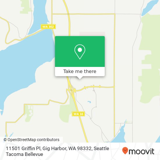 11501 Griffin Pl, Gig Harbor, WA 98332 map