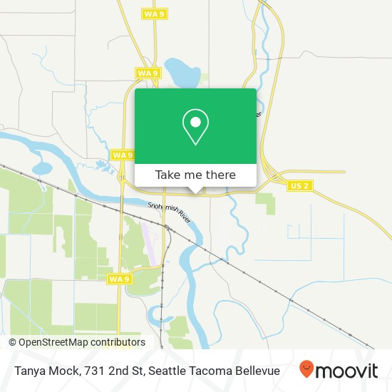 Mapa de Tanya Mock, 731 2nd St