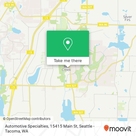 Automotive Specialties, 15415 Main St map