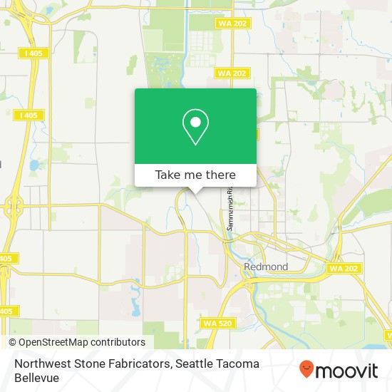 Northwest Stone Fabricators map