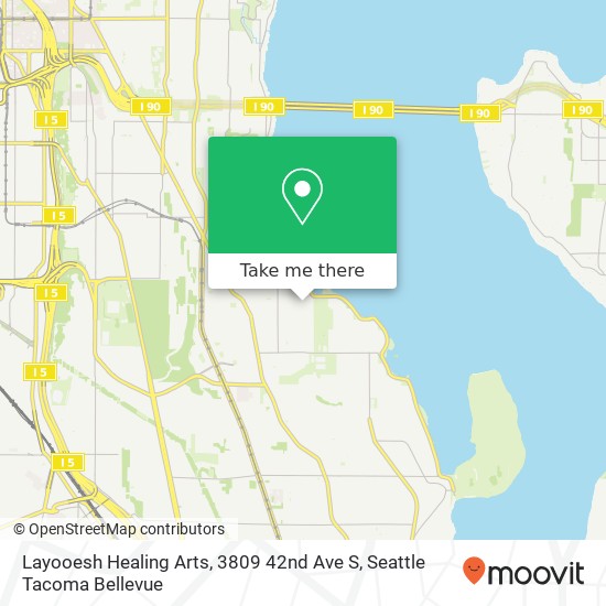 Mapa de Layooesh Healing Arts, 3809 42nd Ave S