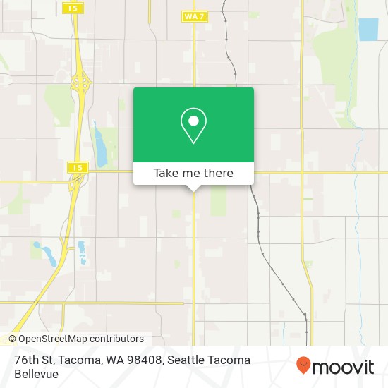 76th St, Tacoma, WA 98408 map