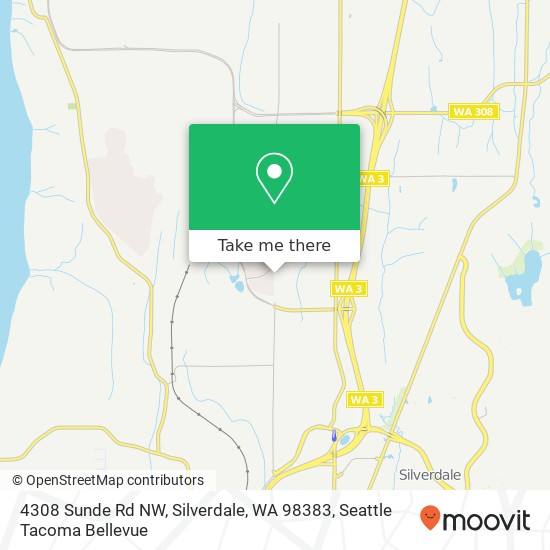 4308 Sunde Rd NW, Silverdale, WA 98383 map