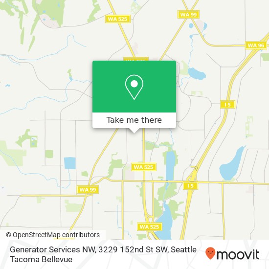 Mapa de Generator Services NW, 3229 152nd St SW