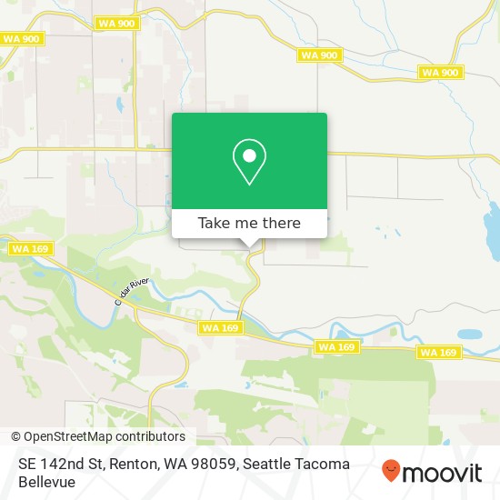 Mapa de SE 142nd St, Renton, WA 98059