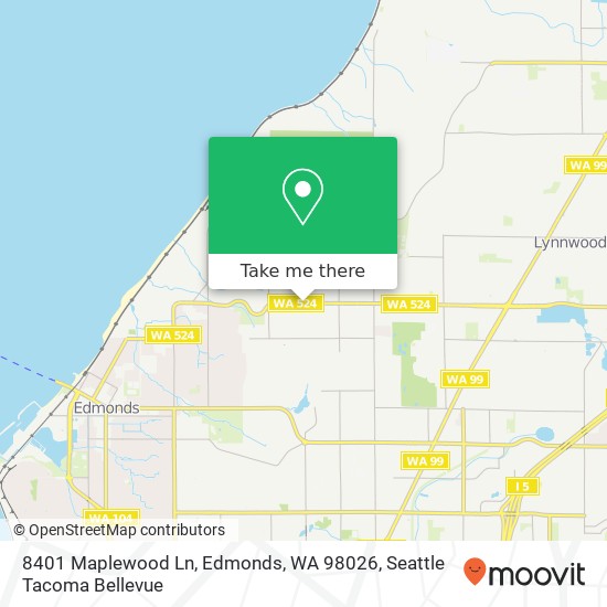 8401 Maplewood Ln, Edmonds, WA 98026 map