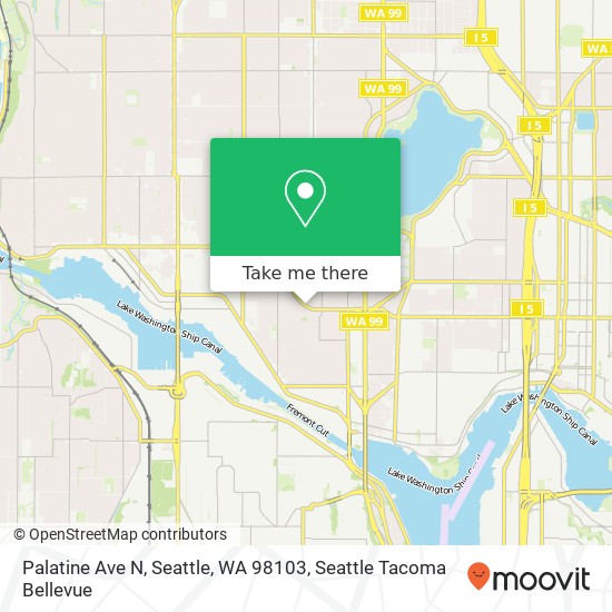 Palatine Ave N, Seattle, WA 98103 map