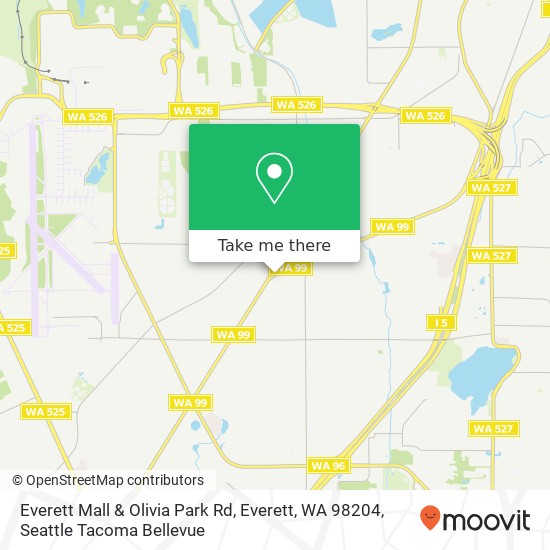 Everett Mall & Olivia Park Rd, Everett, WA 98204 map