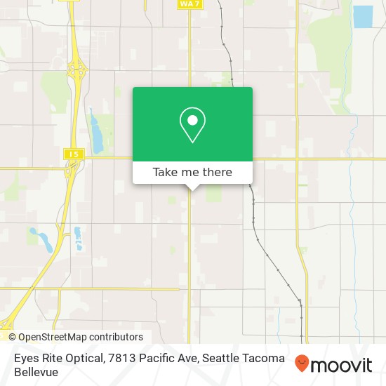 Eyes Rite Optical, 7813 Pacific Ave map