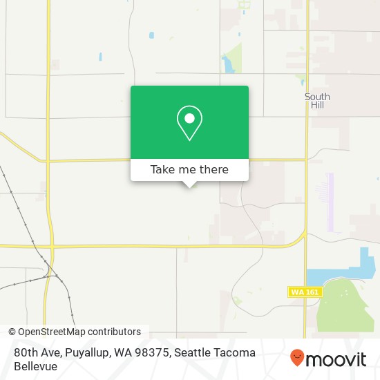 80th Ave, Puyallup, WA 98375 map