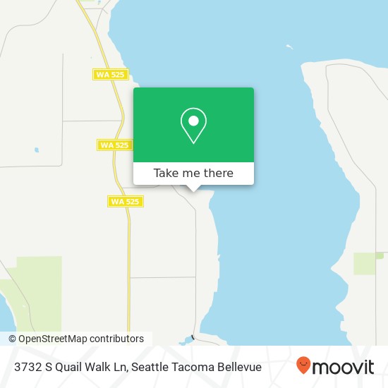 Mapa de 3732 S Quail Walk Ln, Greenbank, WA 98253