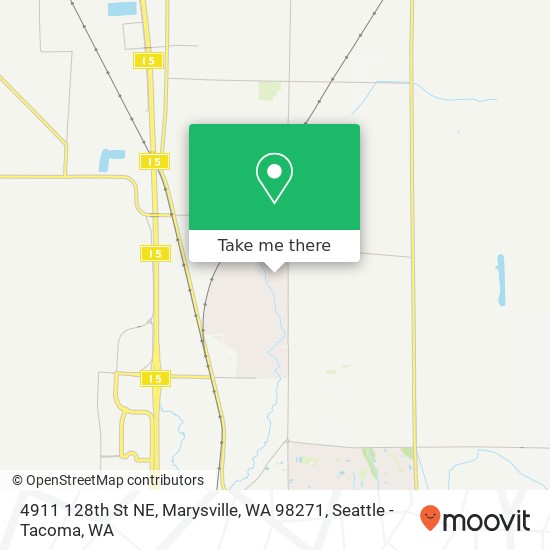 Mapa de 4911 128th St NE, Marysville, WA 98271