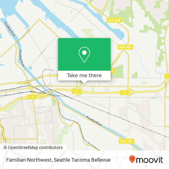 Familian-Northwest map