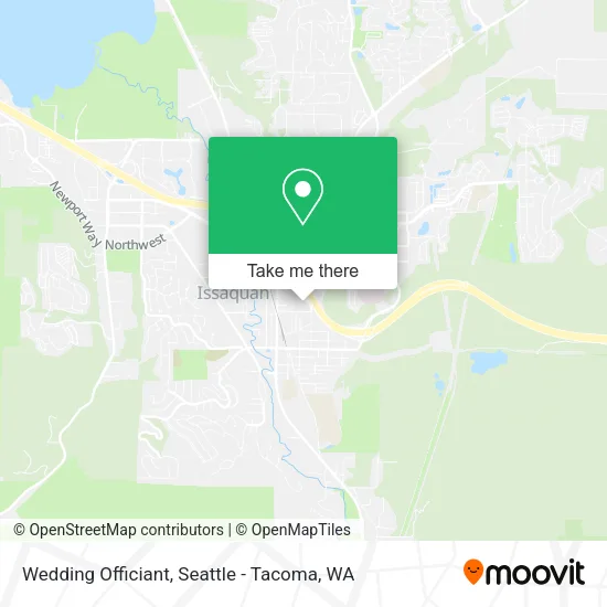 Mapa de Wedding Officiant