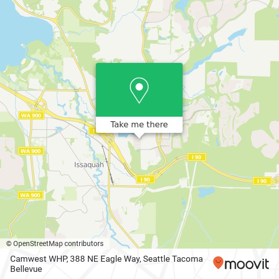 Mapa de Camwest WHP, 388 NE Eagle Way