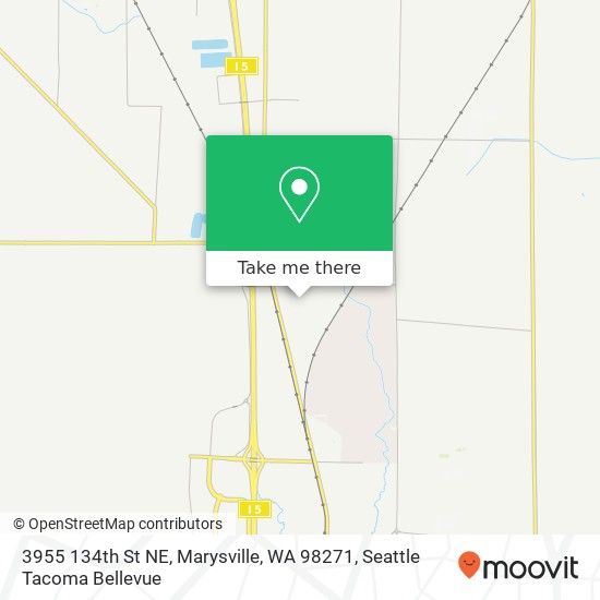 Mapa de 3955 134th St NE, Marysville, WA 98271