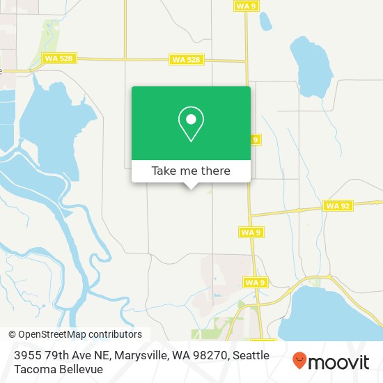 Mapa de 3955 79th Ave NE, Marysville, WA 98270